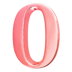 3d number 0