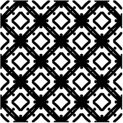 Design seamless monochrome geometric pattern. Abstract background. Vector art.Perfect for site backdrop, wrapping paper, wallpaper, textile and surface design. 