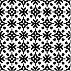 Design seamless monochrome geometric pattern. Abstract background. Vector art.Perfect for site backdrop, wrapping paper, wallpaper, textile and surface design. 