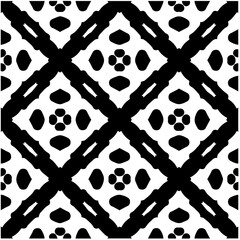Design seamless monochrome geometric pattern. Abstract background. Vector art.Perfect for site backdrop, wrapping paper, wallpaper, textile and surface design. 