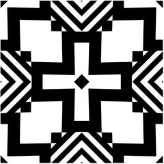 Design seamless monochrome geometric pattern. Abstract background. Vector art.Perfect for site backdrop, wrapping paper, wallpaper, textile and surface design. 