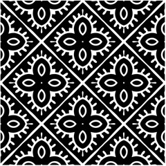 Design seamless monochrome geometric pattern. Abstract background. Vector art.Perfect for site backdrop, wrapping paper, wallpaper, textile and surface design. 