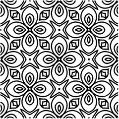Design seamless monochrome geometric pattern. Abstract background. Vector art.Perfect for site backdrop, wrapping paper, wallpaper, textile and surface design. 