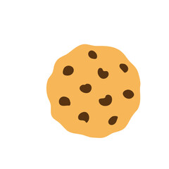Vector Bitten Chocolate Chip Cookie For sending gifts in special festivals.