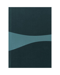 Cutout of an isolated blue book cover  with the transparent png background	