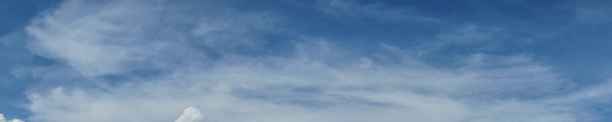 Sky blue background. Sky cloud clear. Sky banner