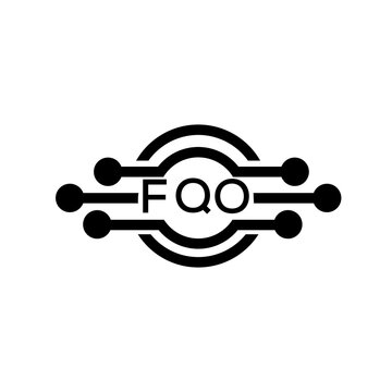 FQO letter logo. FQO best white background vector image. FQO Monogram logo design for entrepreneur and business.	
