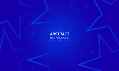 Abstract Blue Gradient Stars Background Effect Design