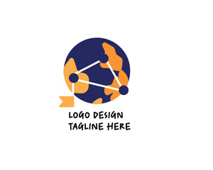 simple and modern logo design concept especially designed for the company with gradient and unique color theme. vector file eps 10