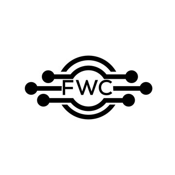 FWC letter logo. FWC best white background vector image. FWC Monogram logo design for entrepreneur and business.	
