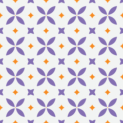 Set of Geometric seamless patterns, simple elegant tile vector patterns, geometric shapes, floral elements