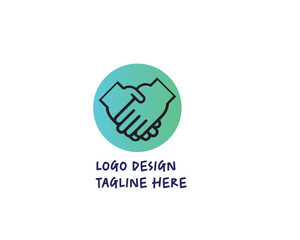 simple and modern logo design concept especially designed for the company with gradient and unique color theme. vector file eps 10