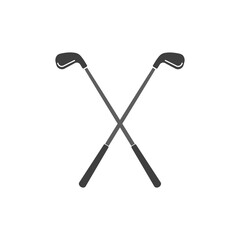 Golf club and ball set Isolated on white background for golf lovers.