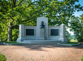 Abraham Lincoln monument at Gettysburg