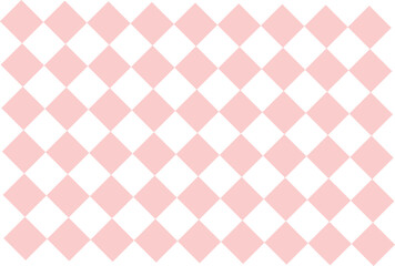 Beautiful patterned background for decorative plaid, argyle fabric, pink.