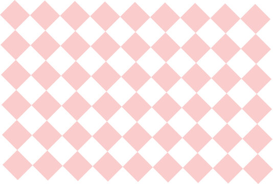 Beautiful patterned background for decorative plaid, argyle fabric, pink.