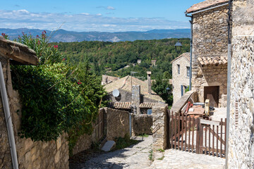 Le village médiéval de Mirmande dans la Drôme