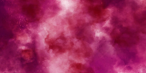 Hand-drawn bright pink gradient abstract watercolor splashed on the paper. Multicolor watercolor background for textures. Fantasy smooth light pink abstract watercolor painted background.