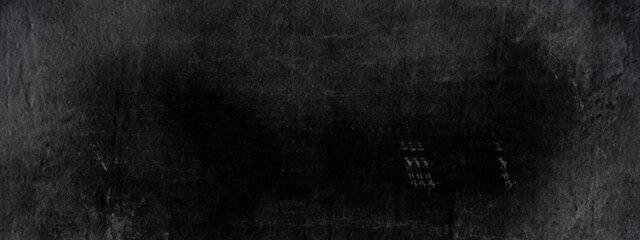 Obraz premium Dark Gray Distressed Grunge Texture for your design. abstract black backdrop concrete texture background banner pattern. Backdrop dark paper texture grungy background with space for text or image.