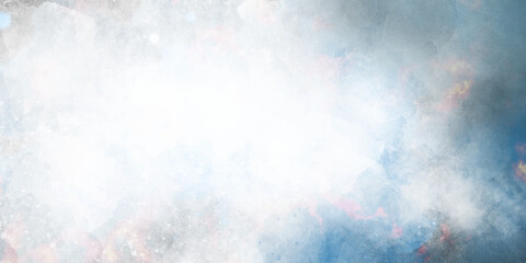 Tiffany blue hand drawn soft spot watercolor paint paper texture background. Beautiful abstract watercolor background with blot stain. abstract blue watercolor painting textured design on white paper 