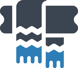 Neck scarf icon