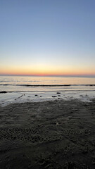 Sunset on the beach