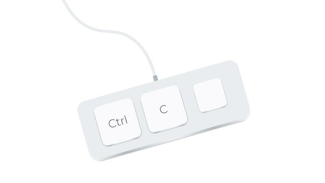 Ctrl C and Ctrl V Keyboard Button, Copy Paste Shortcuts Icon, Sign, Symbol