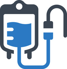 Blood transfusion icon