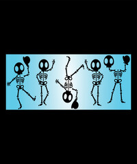 Halloween Party T-Shirt Design Vector