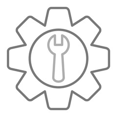 Utilities Greyscale Line Icon