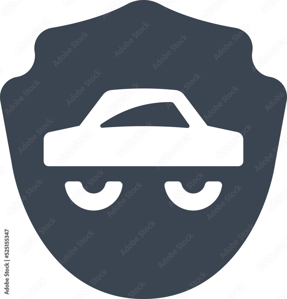 Canvas Prints Car insurance icon