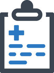 Medical insurance cover icon