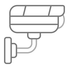 Cctv Camera Greyscale Line Icon