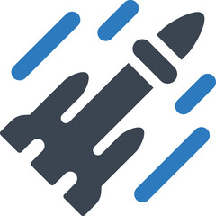 Rocket acceleration icon