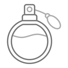 Perfume Greyscale Line Icon