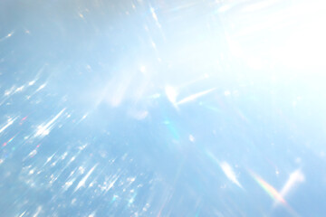 Blurred refraction light, bokeh or organic flare overlay effect