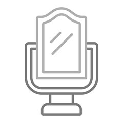 Mirror Greyscale Line Icon