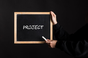 project or project management sign