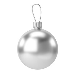 Christmas ball. 3D Christmas element.