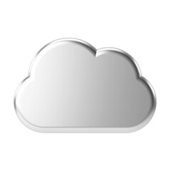 Partially cloudy. 3D weather icon. 3D climate icon. 3D element.