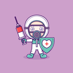 illustration of activities carried out by a doctor