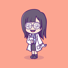 illustration of activities carried out by a doctor