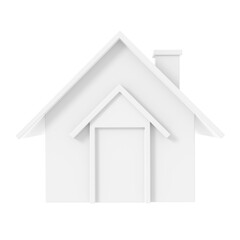 3D home icon. 3D model.