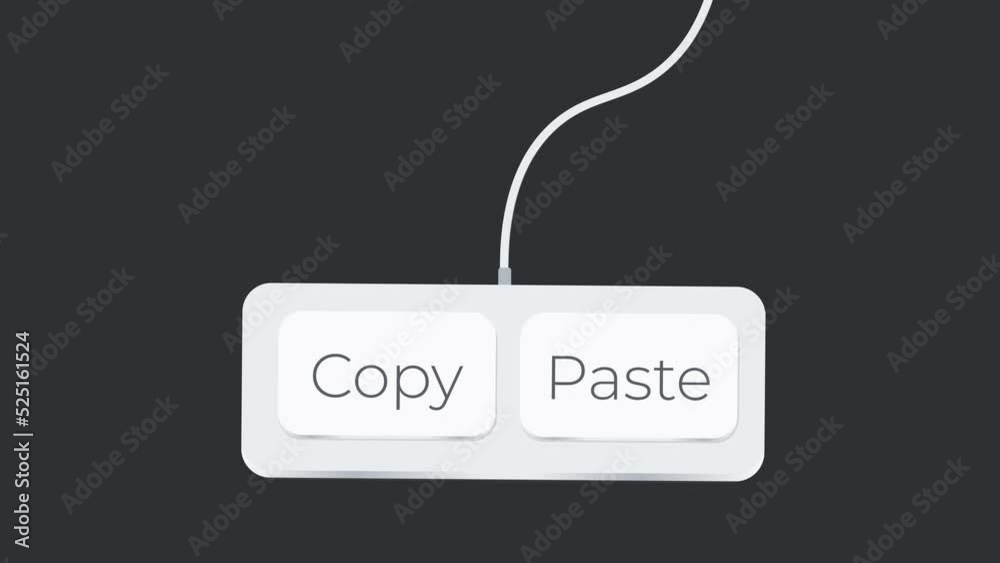 Aufkleber Copy paste button control ctrl c v