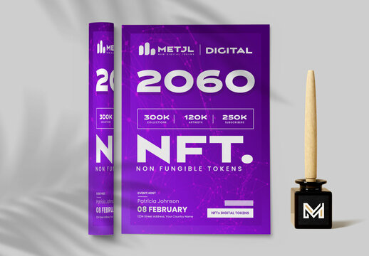 NFT Digital Token Flyer