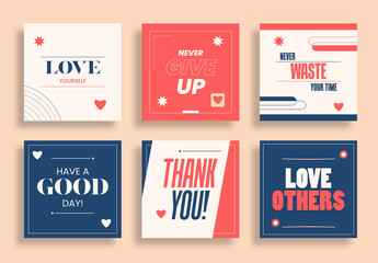 Greetings Quotes Post Design