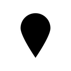 Map pointer icon. Map marker. Vector isolated on white background.