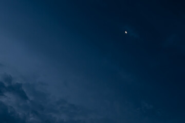 moon and clouds