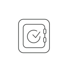 Money safe icons  symbol vector elements for infographic web