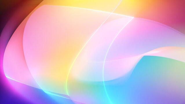 abstract colorful gradient background, wallpaper with glowing neon lines